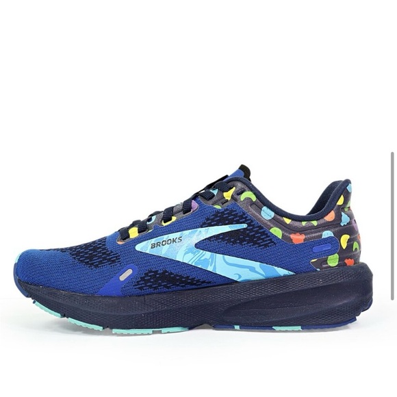 NEW Brooks Launch 9 REFLECTIVE (B) men’s Sz 13 Running Shoes Sneakers Multicolor - Picture 11 of 13
